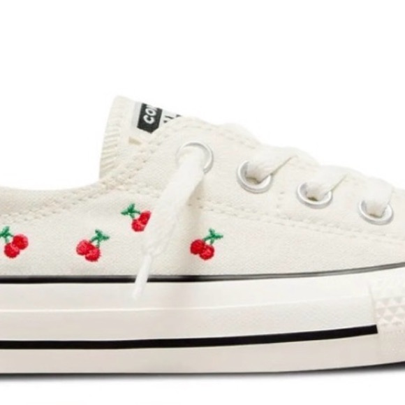 Converse All Star Chuck Taylor Shoreline Slip-on Shoes Women's Cherries 7/7.5 - Picture 4 of 15